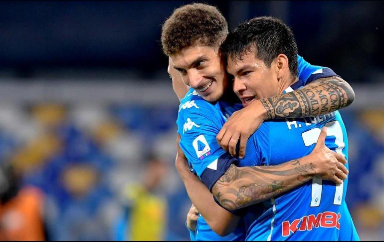 Fabián celebró su tercera anotación en la Serie A, mientras que el 