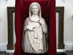 PERSÉFONE VUELVE A CASA. La figura volverá a Libia, de donde fue robada por saqueadores, que buscaban venderla en Inglaterra. EFE