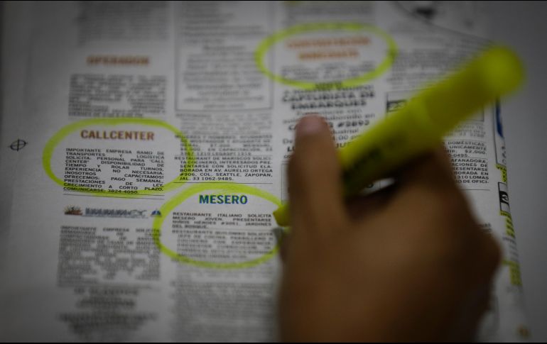 La economía mexicana recobró 44 mil 774 empleos formales en abril, lo que representa un aumento mensual de 0.2% y de 0.7% frente a abril de 2020, informó el IMSS. EL INFORMADOR / ARCHIVO