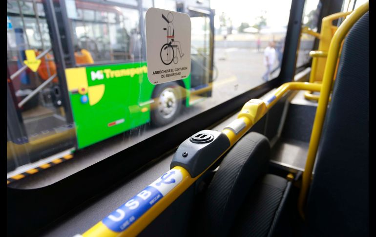 Las nuevas unidades cumplen con los requerimientos de seguridad vial del usuario. ESPECIAL / Gobierno de Jalisco