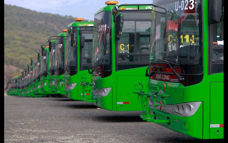 De las unidades, 176 son de piso bajo y 160 constan de un sistema dual, es decir, de piso bajo y alto. ESPECIAL / Gobierno de Jalisco