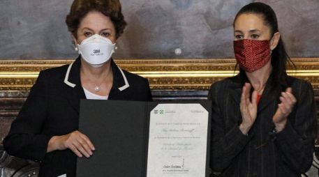 Dilma Rousseff destacó que México y Brasil son naciones fundamentales para el desarrollo e integración de Latinoamérica. EFE/Gobierno de la Ciudad de México