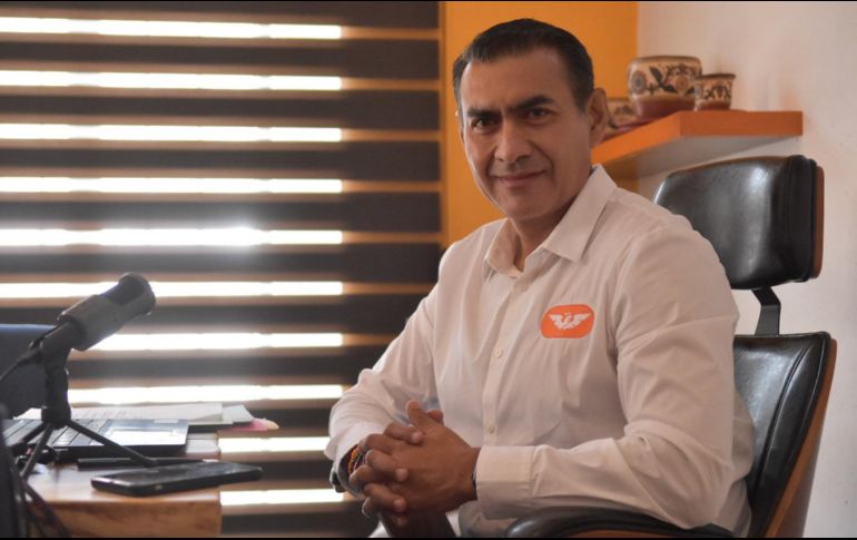 El candidato participó en el debate organizado por el periódico El Informador. ESPECIAL