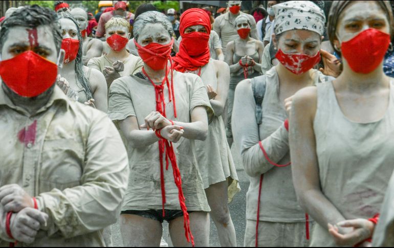 Manifestación en Medellín. AFP/J. Sarmiento