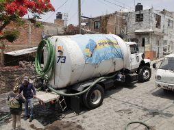 Para solicitar el servicio de pipas gratuitas se puede llamar a la línea telefónica SIAPATEL 3668-2482. ESPECIAL / SIAPA