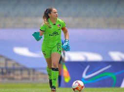 Ana Gaby Paz, cancerbera y capitana del equipo, fue quien aseguró que no se sienten superiores a las rojiblancas. Imago7