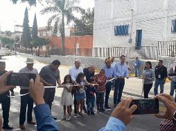 La repavimentación fue considerada obra prioritaria por los mismos habitantes de Huentitán. ESPECIAL