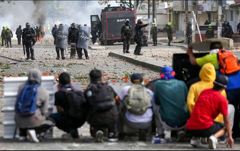 Los expertos mencionaron su preocupación por la participación de los militares en la respuesta del Gobierno a las protestas. AFP/J. Moreno
