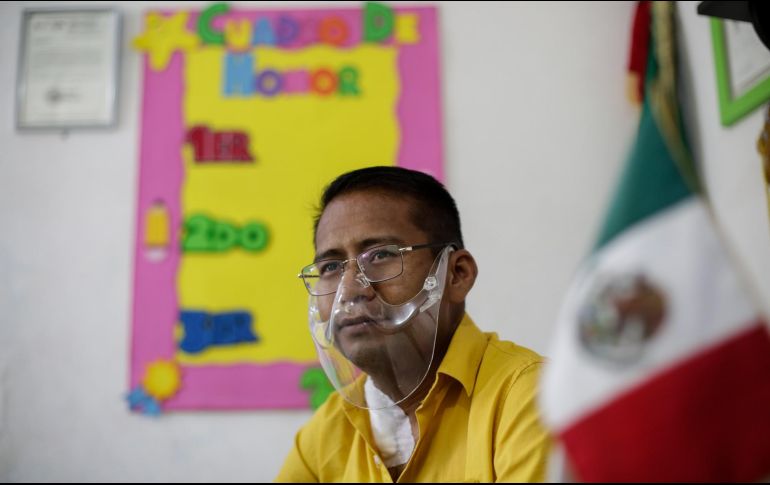 En el Homenaje Solemne al Mérito Educativo 2021 se reconoció la labor los docentes en el año de pandemia. XINHUA / F. Cañedo