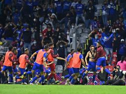 Santiago Jiménez anotó el gol de último minuto que le dio el pase al Cruz Azul. IMAGO7/E. Espinosa