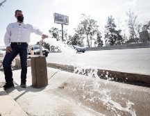 El pasado lunes 10 de mayo en un comunicado, se informó que la puesta en marcha del sistema de distribución provocaría flujo constante de agua en 10 colonias. ESPECIAL