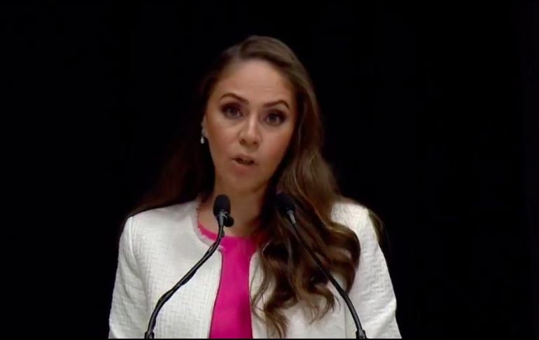 Para la candidata a la presidencia municipal de Zapopan, Vanessa Pérez Rubí, la defensa de la mujer es prioridad en las propuestas de campaña. ESPECIAL