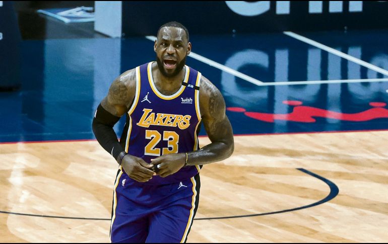 SE RECUPERÓ. El “Rey” Lebron James sí podrá jugar la Postemporada. AP
