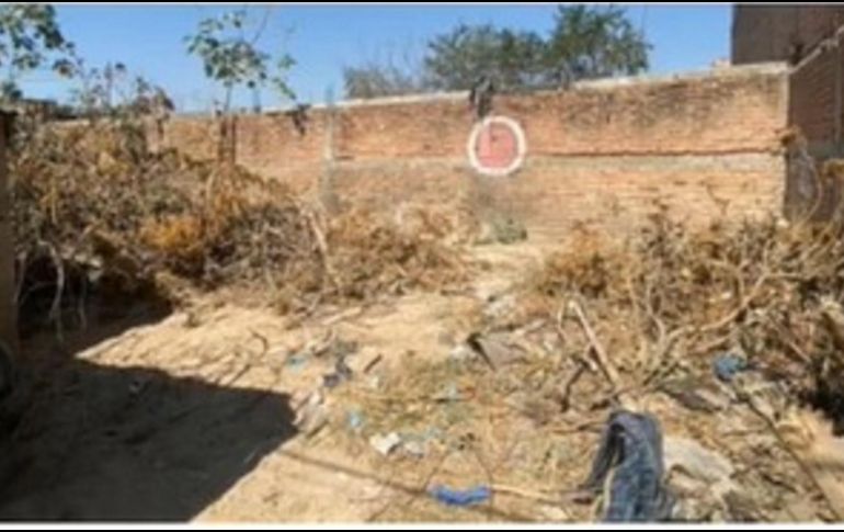 La finca, ubicada en el cruce de las calles Armería y Agapanto, comenzó a ser investigada desde el pasado 25 de abril. ESPECIAL /Fiscalía de Jalisco