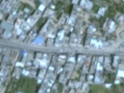 Las imágenes de Gaza que ofrece Google Earth son de baja resolución. GOOGLE