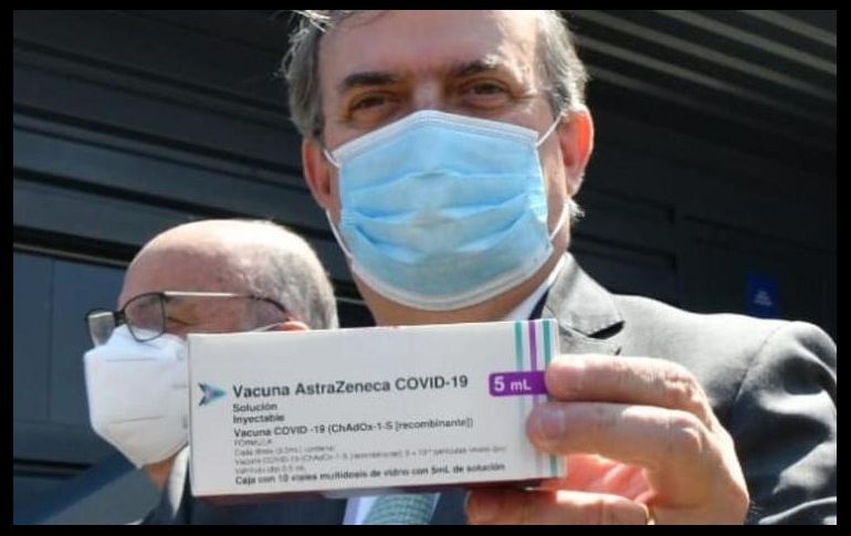 Ebrard detalló que al día de hoy se cuenta ya con 30 millones de dosis, y al 1 de junio se alcanzarán los 40 millones. TWITTER/@m_ebrard