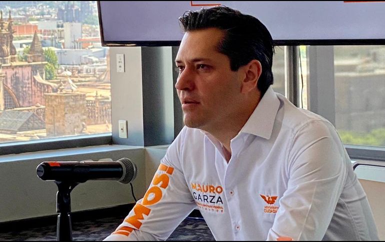 Candidato a diputado federal de MC Jalisco, Mauro Garza. Especial.