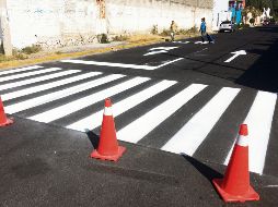 HUENTITÁN. Así quedaron parte de las vialidades reparadas.