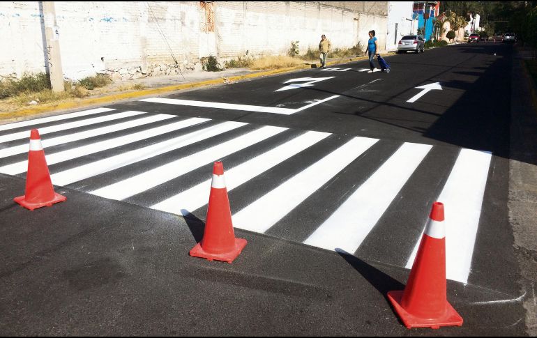 HUENTITÁN. Así quedaron parte de las vialidades reparadas.