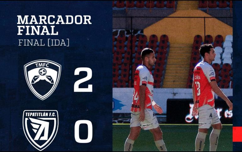 Tepatitlán tendrá que revertir esta diferencia en el Juego de Vuelta, mismo que se jugará en territorio jalisciense el próximo sábado. FACEBOOK / Tepatitlán F.C.