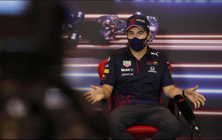 Pérez habló sobre lo que será la clasificación el fin de semana que, en un circuito como este, puede ser determinante para lo que será la carrera el domingo. EFE / S. Nogier