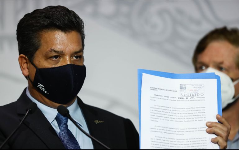 García Cabeza de Vaca, que se presupone está en Estados Unidos, dijo que en el gobierno de AMLO 