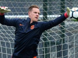 El propio Ter Stegen confirmó hace unos días que esta pequeña intervención le impedirá disputar la Eurocopa con la selección de su país. EFE / ARCHIVO