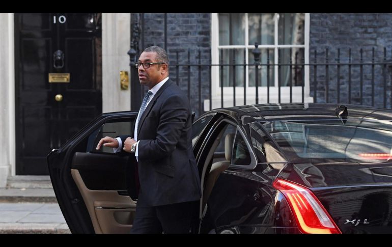 James Cleverly anunció que Reino Unido proporcionará nuevos fondos a la UNRWA. EFE/Archivo.