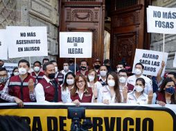 La morenista acusó que los gobiernos de MC acabaron con Tlajomulco y les atribuyó las las fosas clandestinas. ESPECIAL