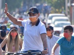 El candidato propuso duplicar la oferta de actividades en las unidades deportivas del municipio. ESPECIAL