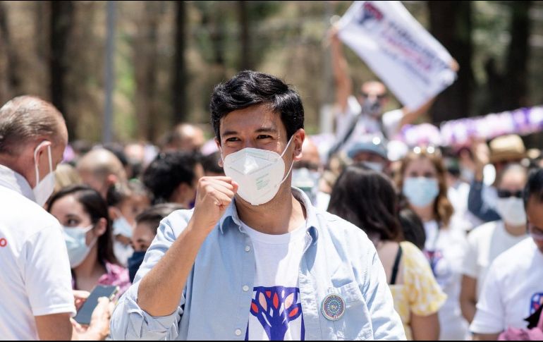 Pedro Kumamoto, exhortó a los jaliscienses a votar sin miedo y con valor, ilusión y esperanza tras las presuntas estrategias de miedo e incertidumbre. ESPECIAL