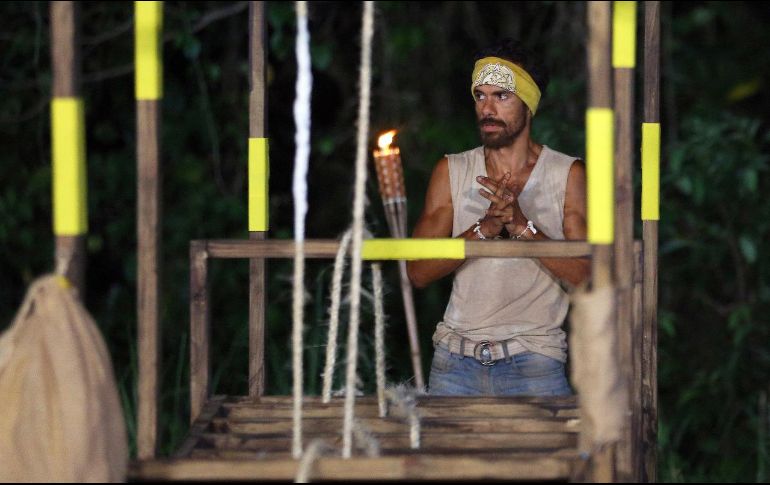 El fuego de Daniel Cortés de la tribu Jaguares quedó extinto. ESPECIAL / TV Azteca