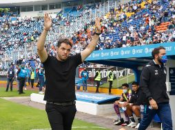 ILUSIONANTE. El argentino llegó con el pie derecho a la Liga MX y logró colar a Puebla hasta las Semifinales en su primer torneo al mando. IMAGO7