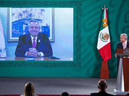 AMLO habló en una videollamada con su 