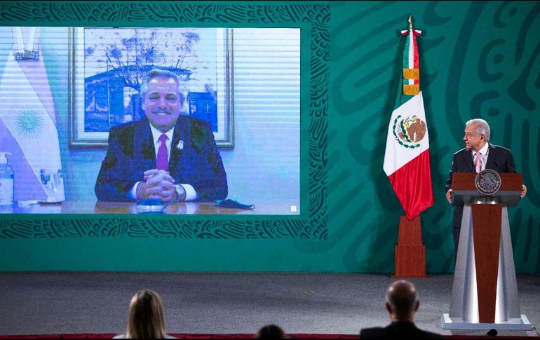 AMLO habló en una videollamada con su 