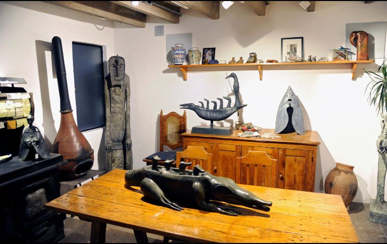 Recientemente, algunas obras de Leonora Carrington se exhibieron en el MUSA, en Guadalajara. AFP / C. Cruz