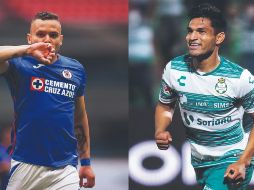 GOLEADORES. Jonathan Rodríguez y Eduardo Aguirre lideran la ofensiva de sus equipos. ESPECIAL