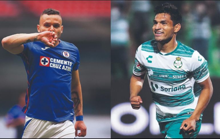 GOLEADORES. Jonathan Rodríguez y Eduardo Aguirre lideran la ofensiva de sus equipos. ESPECIAL