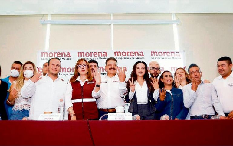 Toda la planilla de Viridiana Rivas y el candidato de RSP al Distrito 8 federal, Víctor Ramírez, también se unieron a Lomelí. ESPECIAL