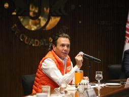 Lemus descartó que la administración interina vaya a hacer esas concesiones después del 6 de junio. ESPECIAL / Pablo Lemus