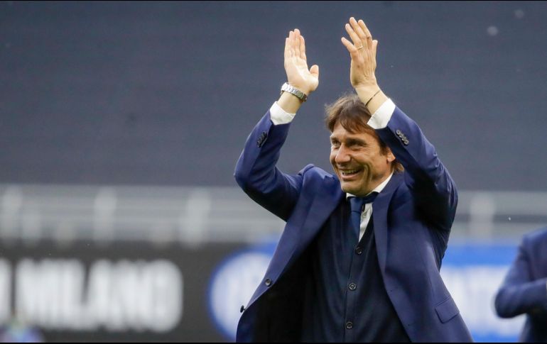 Conte, de 51 años, llegó al Inter de Milán el 31 de mayo de 2019, con contrato por tres temporadas. AP / L. Bruno