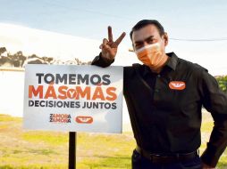 Salvador Zamora busca la reelección en Tlajomulco. ESPECIAL