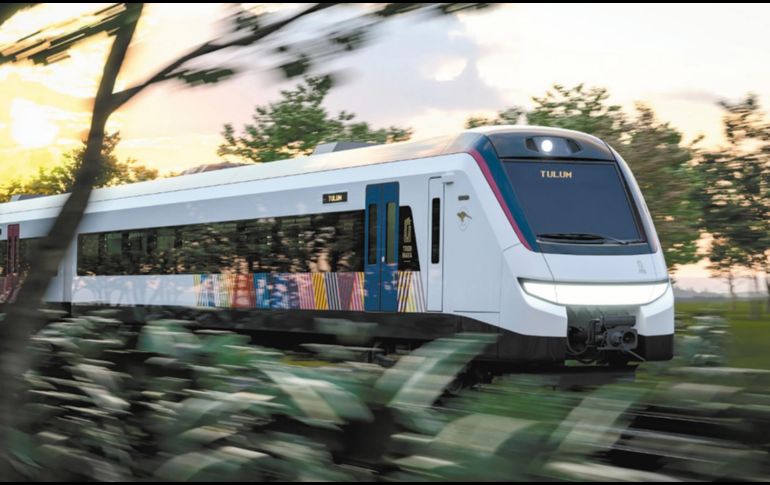 El diseño exterior de los vagones resalta los colores y elementos gráficos de la región. ESPECIAL