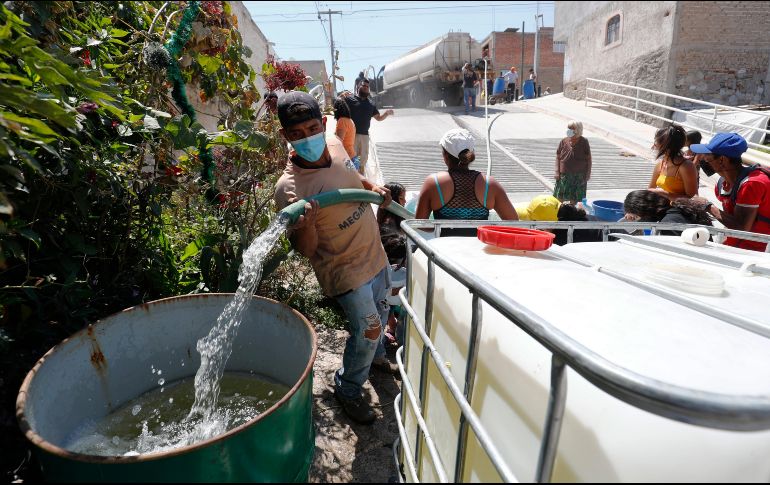 La distribución del vital líquido estará dentro de un horario de 08:00 a 20:00 horas. ESPECIAL / SIAPA
