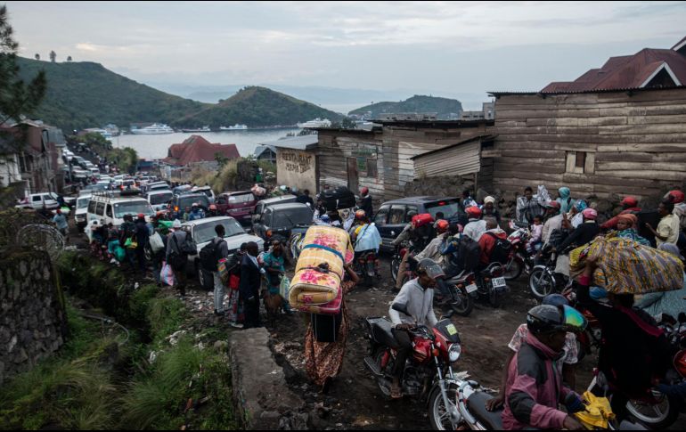 El volcán Nyiragongo entró en erupción el 22 de mayo y ha provocado hasta ahora la muerte de 34 personas y el desplazamiento de decenas de miles de habitantes de Goma. AP / M. Sawasawa