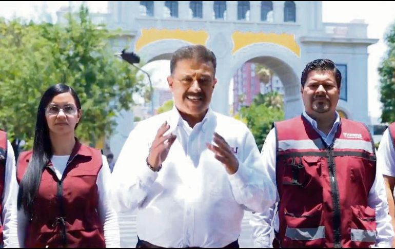 CIMIENTOS. Lomelí aseguró que “será el mejor presidente municipal que haya tenido la ciudad”. ESPECIAL