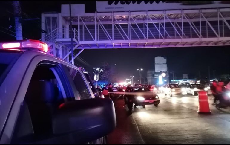 Los hechos ocurrieron sobre la avenida López Mateos al cruce con la avenida La Tijera. ESPECIAL /