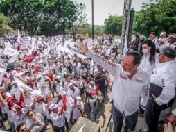 El candidato hizo un llamado a la población a salir a votar este próximo 6 de junio. ESPECIAL