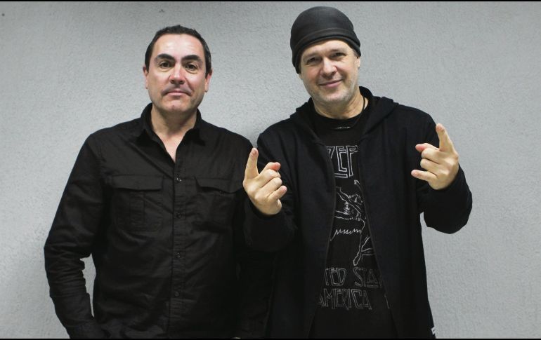 LISTOS PARA DESATAR EL ROCK. Nacho González y José Fors, dos de los integrantes de Cuca, banda que se declara lista para reencontrarse con sus fieles tapatíos./ EL INFORMADOR