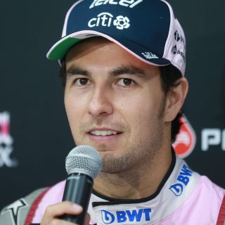 "Checo" Pérez celebra el título del Cruz Azul